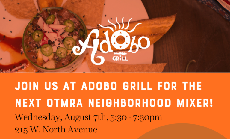 Join us for an OTMRA mixer at Adobo Grill!